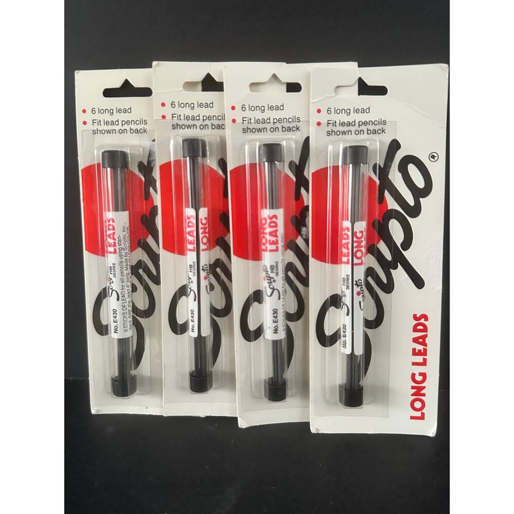 (5) NOS VTG Scripto LONG LEAD Pencil 6 refills E430 Fits K770, K780, K789